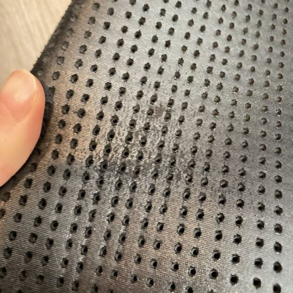 Prene Women's Black The Freddie Tote Bag Perforated Neoprene Roomy Scandi Boho - Picture 8 of 10